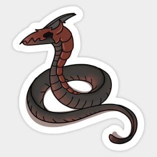 Red Dust Snake :: Reptiles and Amphibians Sticker